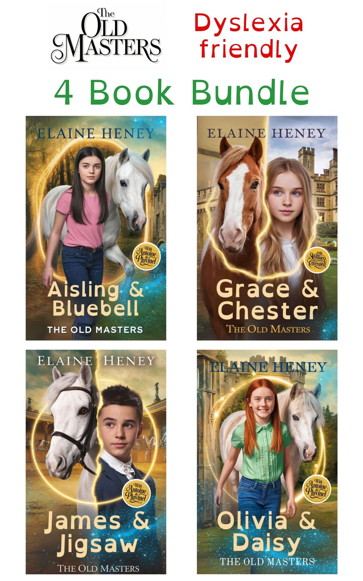 Old Masters - Dyslexia friendly 4 book bundle