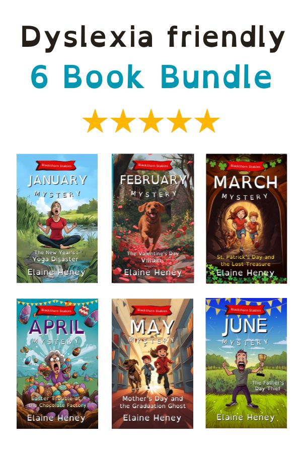 Blackthorn Stables - Dyslexia Friendly 6 Book Bundle Jan to June