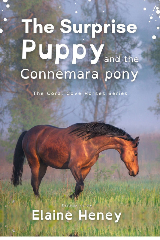 The Surprise Puppy and the Connemara Pony - Dyslexia Friendly - AnPost