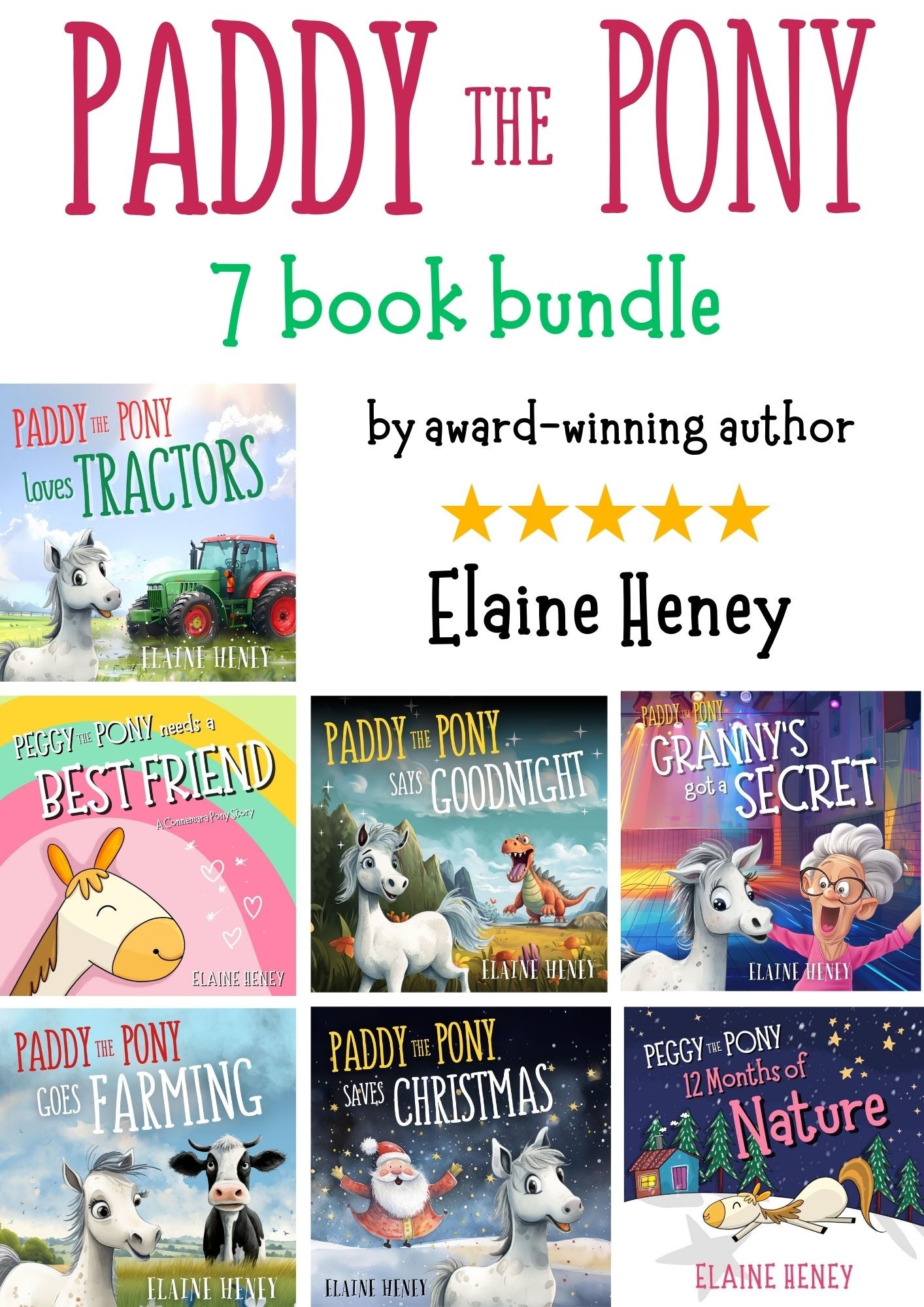 Paddy the Pony 7 Book Bundle