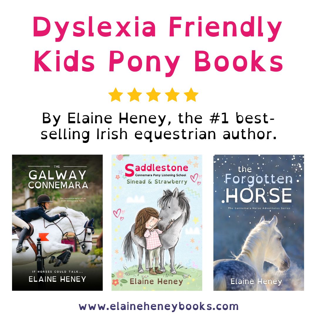 Kids Pony Books - Dyslexia Friendly 3 Book Bundle - AnPost