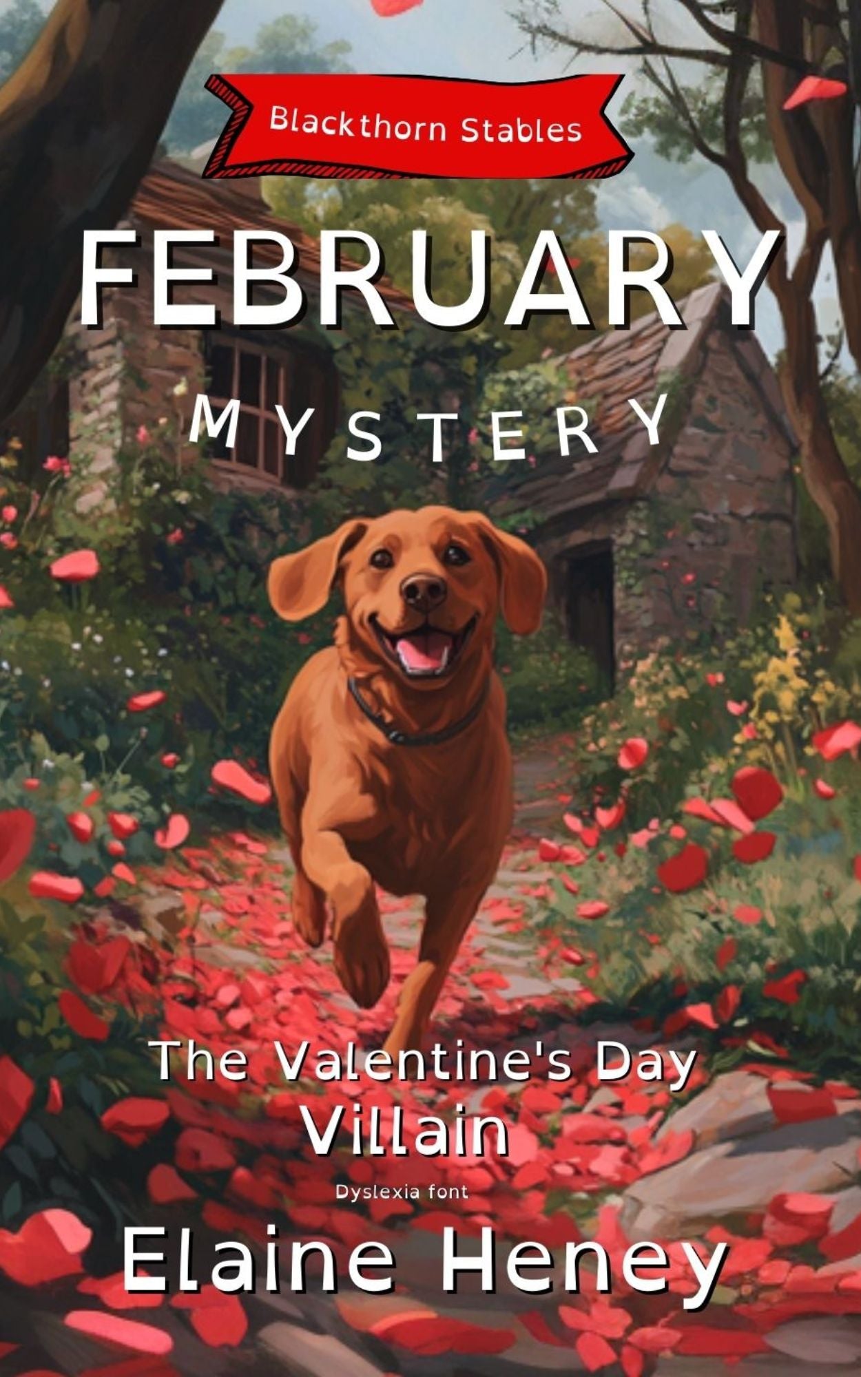 The Valentine's Day Villain | Blackthorn Stables February Mystery - Dyslexia friendly - AnPost