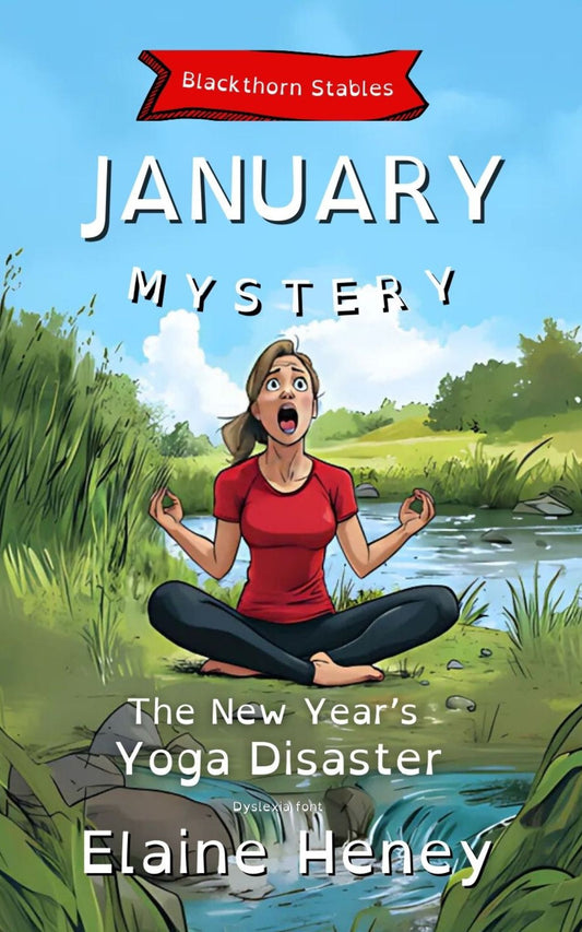 The New Year’s Yoga Disaster | Blackthorn Stables | January Mystery - Dyslexia Friendly - AnPost