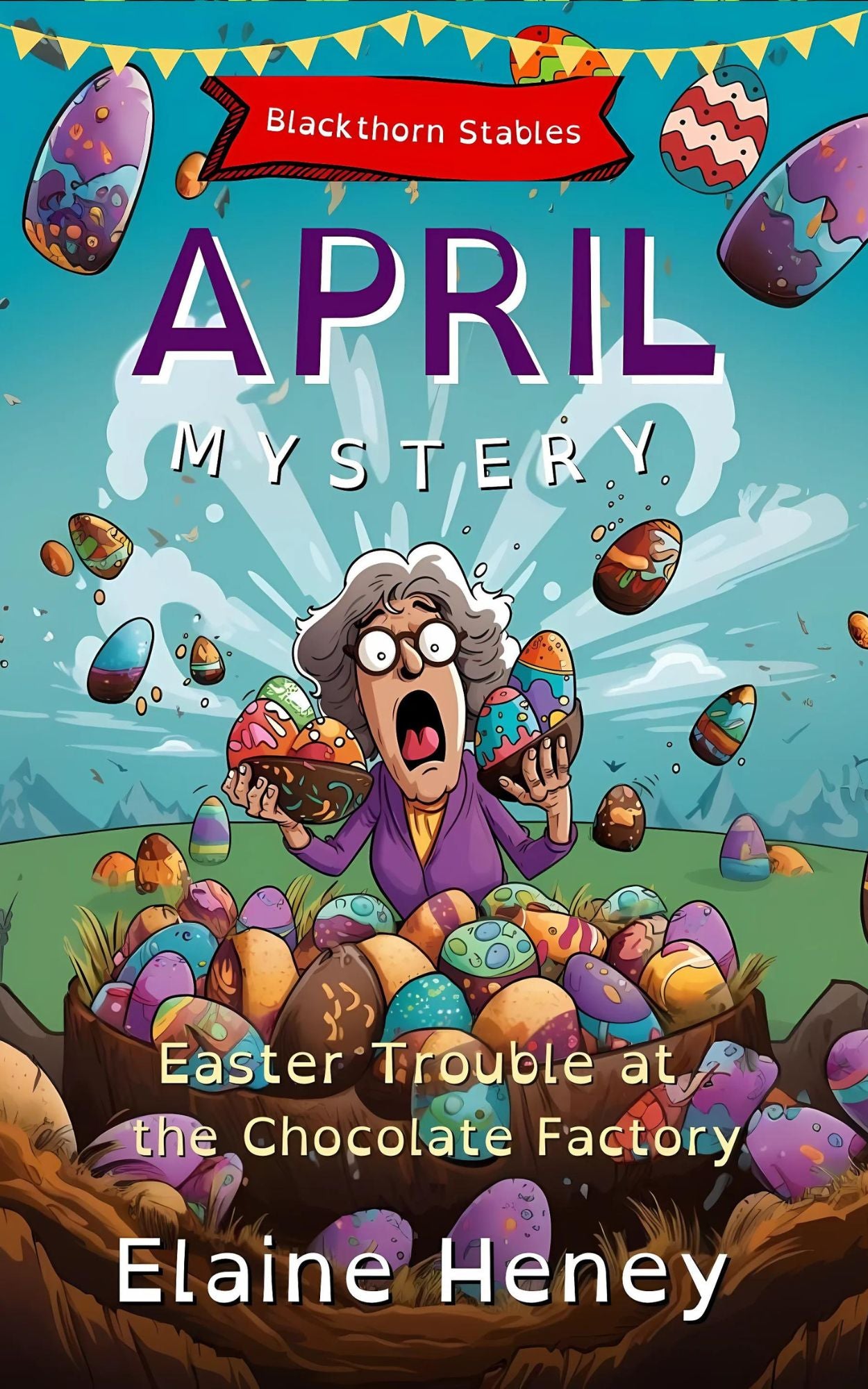 Easter Trouble at the Chocolate Factory | Blackthorn Stables April Mystery - Dyslexia Friendly