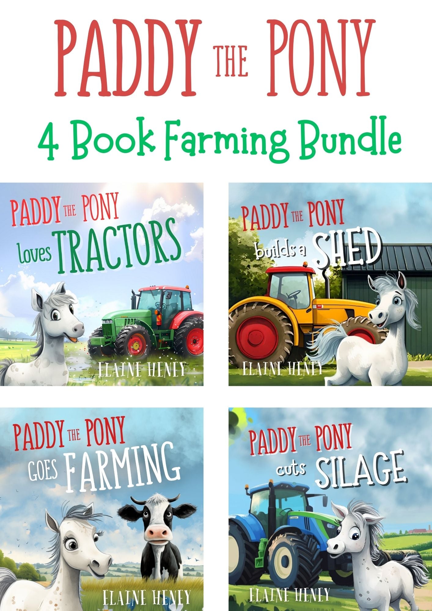 Paddy the Pony - 4 Book Farming Bundle - AnPost