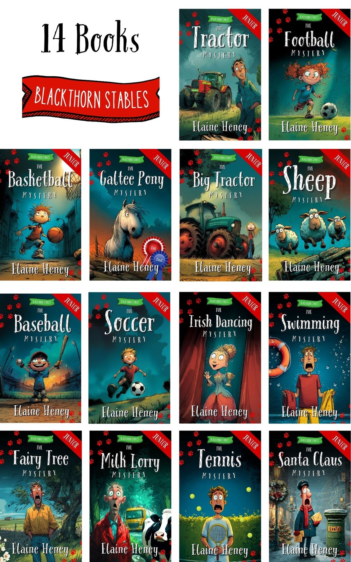 Blackthorn Stables Junior Sports & Farming - 14 Book Bundle - AnPost