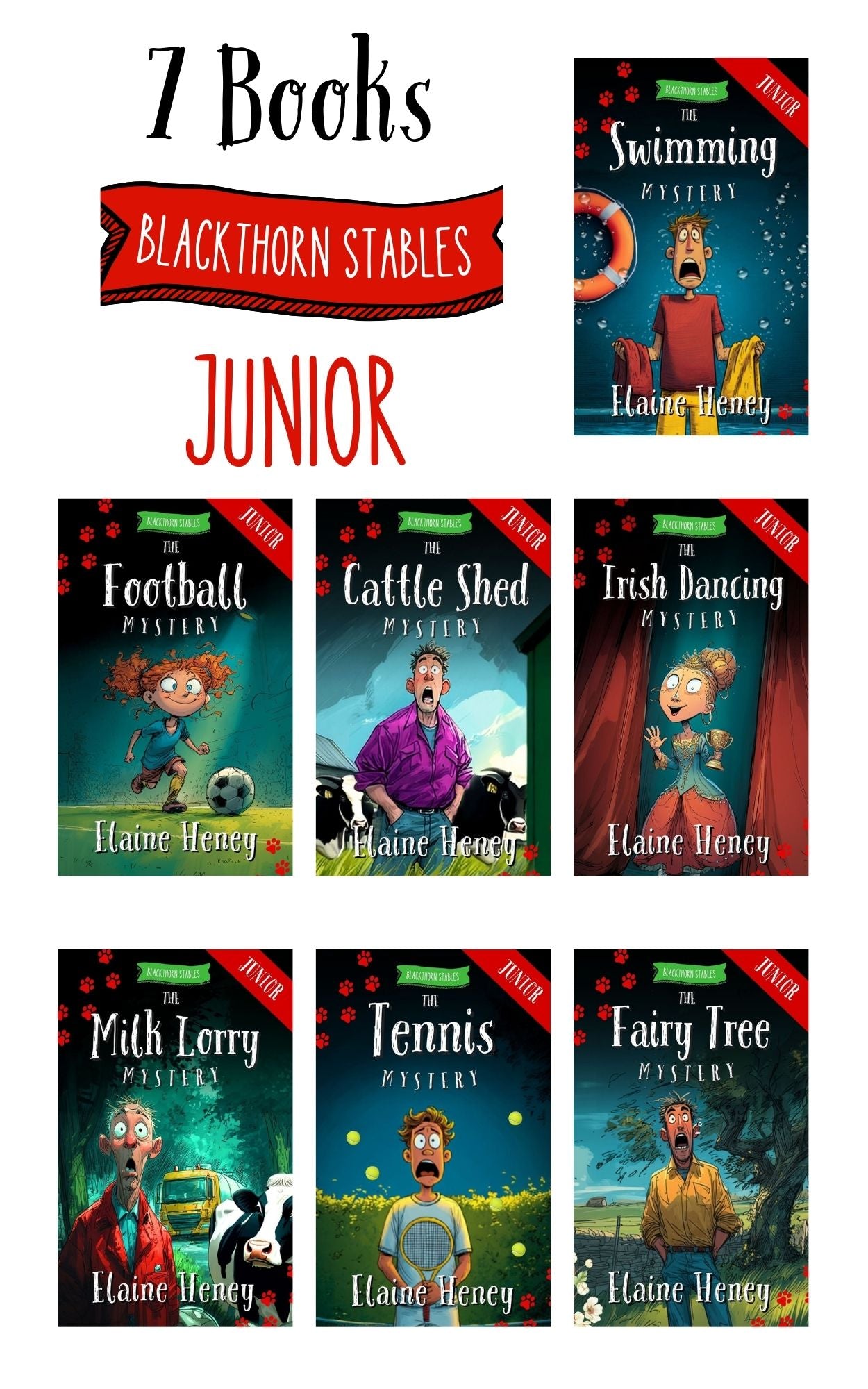Blackthorn Stables Junior Sports - 7 Book Bundle - AnPost