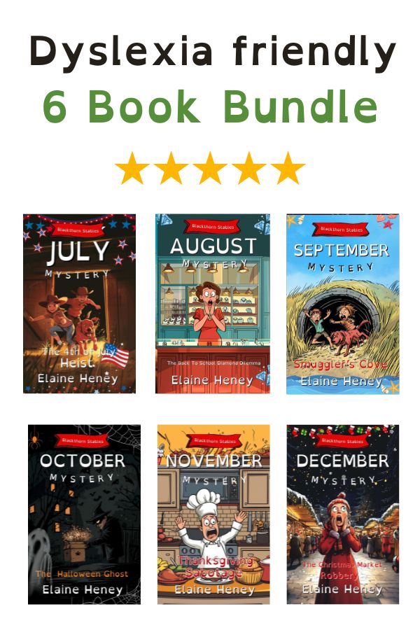 Blackthorn Stables - Dyslexia Friendly 6 Book Bundle July to Dec - AnPost